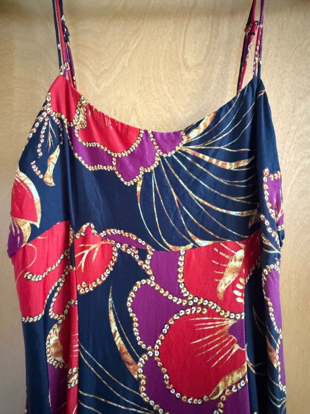 NWOT Farm Rio Shiny Chita Dress - Picture 3 of 6